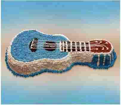 Blueberry Guitar Cake