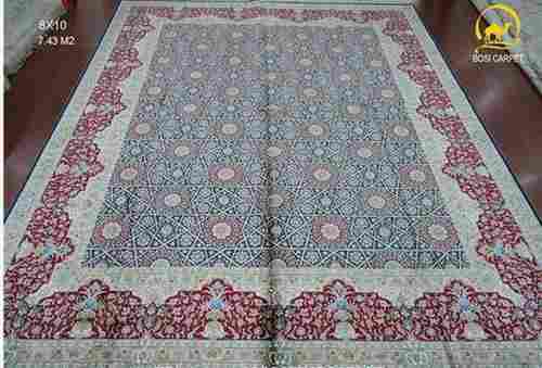 230Lines 8X10 Handmade Silk Carpet