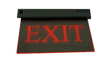 Acrylic Exit Sign With Backup