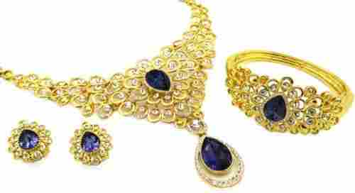 Purple Turkish Necklace Set