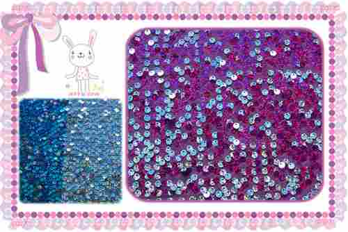 Flapped Sequin Embroidery Fabric