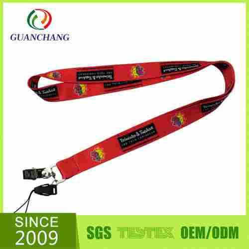 Custom Printed Polyester Neck Lanyard With Release Buckle