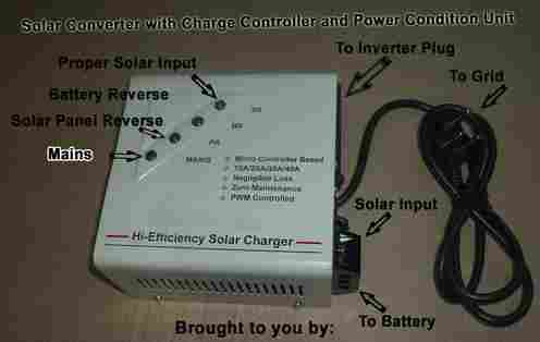 Solar Charge Controller with Protections and Power Condition Unit 12 Volt 40Amps Efficient Charging