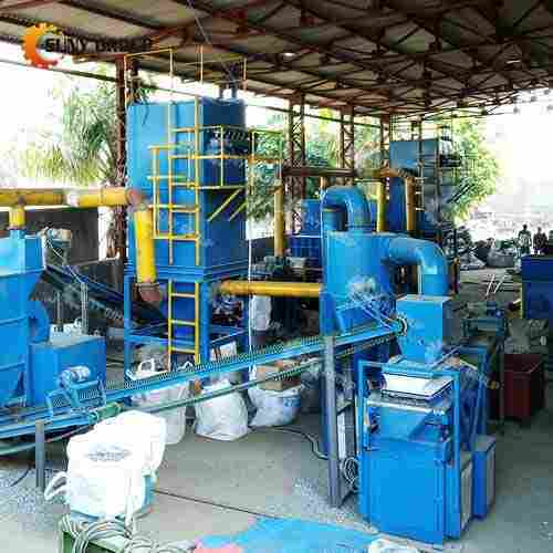 PLC Controlled Heavy Duty Scrap Radiator Recycling Production Line with Large Processing Capacity