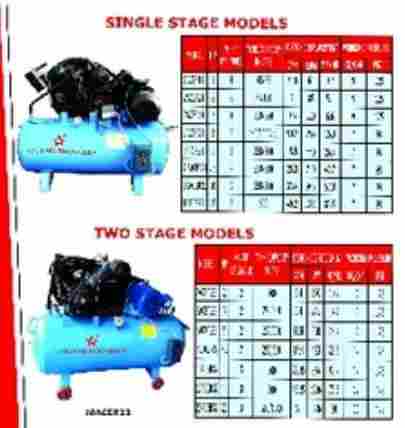 Single And Two Stage Air Compressors