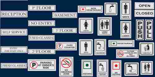 Displays and Door Signages Internal or Restaurant Signages