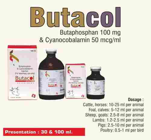 Butaphosphan and Cyanocobalamin Veterinary Injection