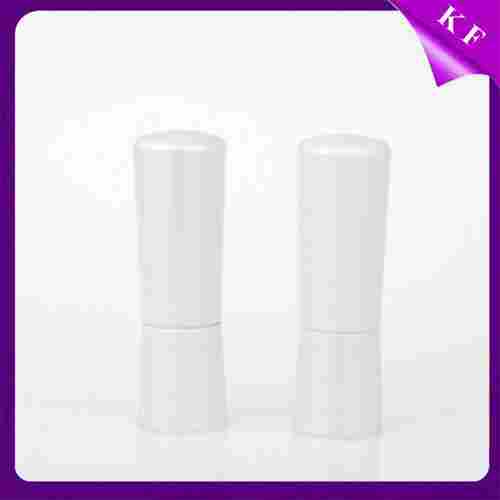 Pearl White Hot Stamping Cosmetics Plastic Lipstick Tube Custom CS-2193