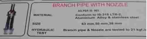 Branch Pipe With Nozzel (Fire Safety Equipment)