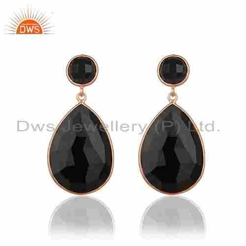 Black Onyx Gemstone Earrings Jewelry