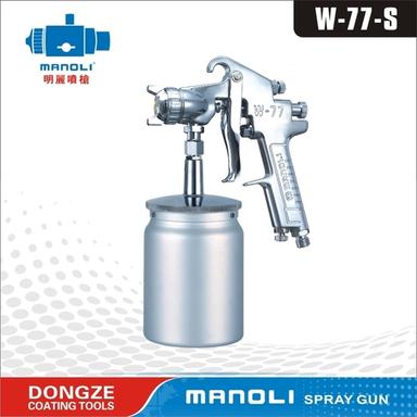 Stainless Steel W-77-S Medium Type Suction Feed Spray Gun For Paints (Primer) And Adhesives