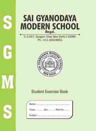 School Exercise Notebook