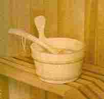 Sauna Bath Bowl with Spoon
