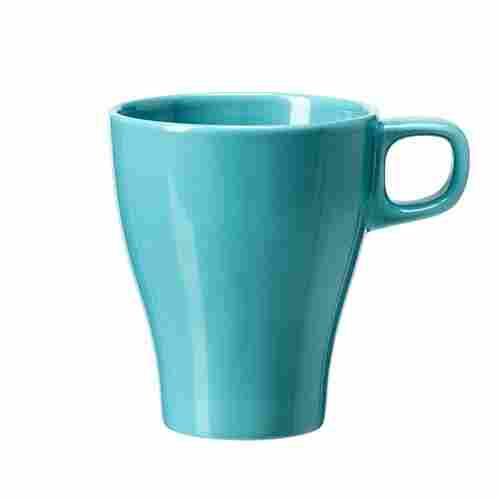 9oz Elegant Solid Glaze Ceramic Coffee Mug With Small Handle