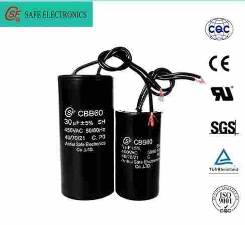 CBB60 Excellent Self-Healing Property Cylindrical Capacitor