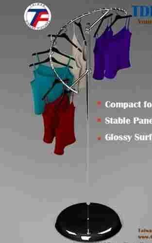 Spiral Style Metal Display Clothes Rack