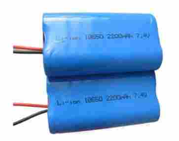 18650 2200Mah 2S1P 7.4V Lithium Ion Battery Pack 7.4V 2200Mah