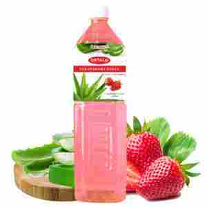 Okyalo 1.5L Strawberry Aloe Vera Juice