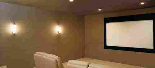 Easy To Install Theater Room Acoustic With Fabric And Wood Finish