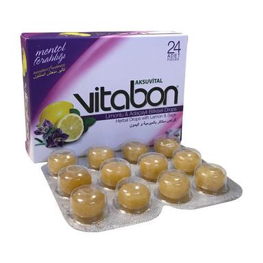 Vitabon Honey Lemon And Sage Drops Herbal Cough Lozenge Hard Candy Age Group: Suitable For All Ages