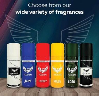 Aerom Authentic Long Lasting Soothing Fragrance Deodorant Body Spray For Men