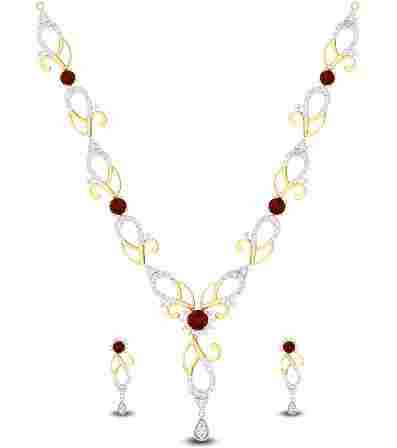 Chank Diamond Necklaces
