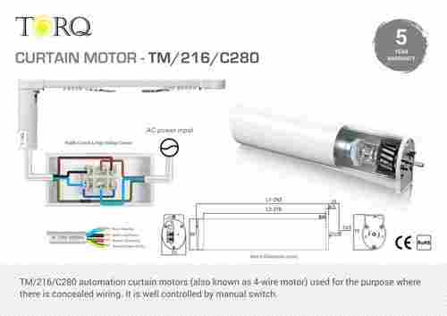 Curtain Motors (4 Wire)