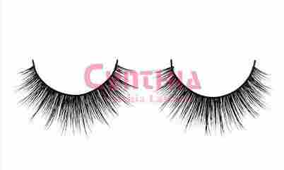 Handcrafted Real Mink Fur Strip Lashes-MSE21
