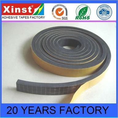 Die Cut EPDM Foam Tape Single Sided Coated With 3M Acrylic Adhesive 