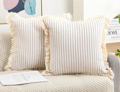 Cotton Screen or Stencil or Block Printed Boho Linen Fancy Decorative Handloom Cushion Covers