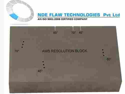 AWS Resolution NDT Calibration Blocks