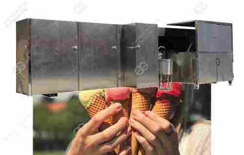 Automatic Rolled Ice Cream Cone Making Machine
