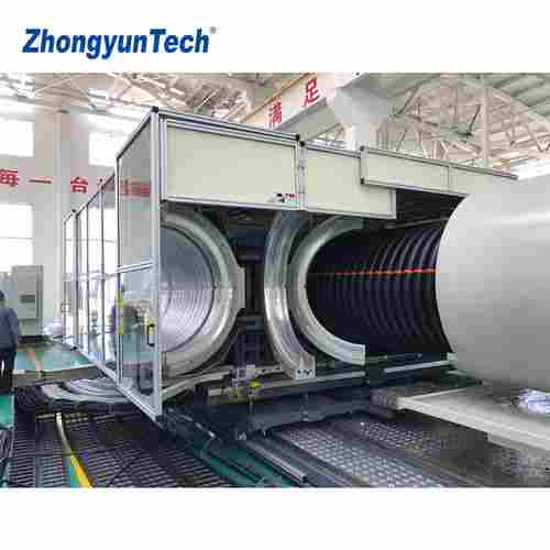 Zc-1200h Pe/Pp/Pvc Plastics Corrugated Pipes Machine With 1 Year Warranty 