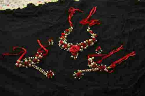 Artificial Flower Necklace Set