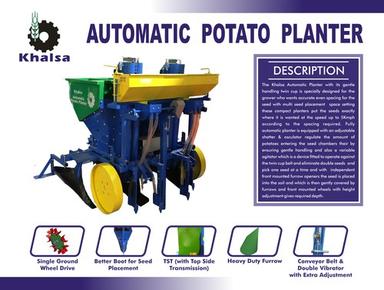 Multi Colored Automatic Potato Planter Machine