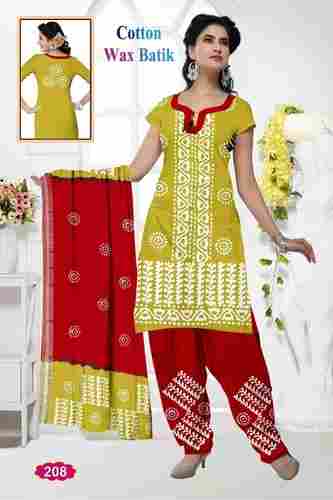 Batik Print Suit Salwar Fabric