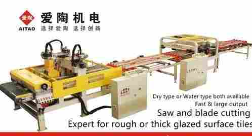 Saw And Blade Porcelain Tiles Cutting Machine