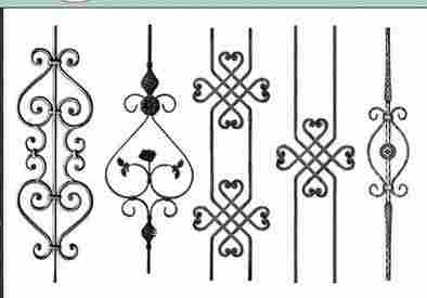 Wrought Iron Components Panels