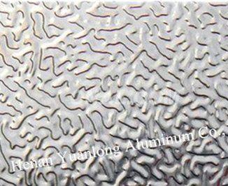 Silver Embossed Aluminum Panel For Refrigerator