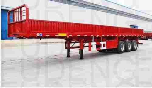 40 Feet Side Wall Semi Trailer For Transporting Bulk Cargo 20ft Container 40ft Container