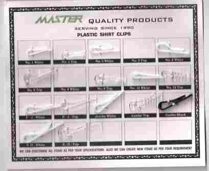 Plastic Shirt Packaging Clips