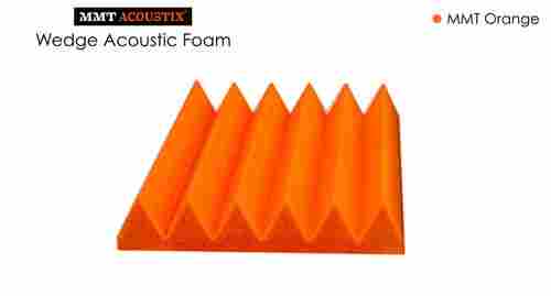 Orange Colour Wedge Acoustic Foam Tile 1' x 1'