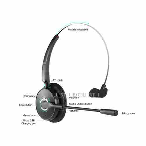 Noise Cancelling Bluetooth V4.2 Headset EJA6