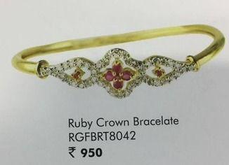 Ruby Crown Bracelets Gender: Women