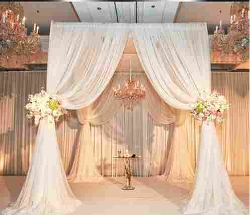 Adjustable Lawn Wedding Backdrop Pipe and Draper System for Party Backdrop