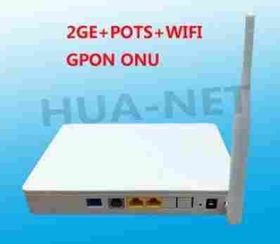 GPON ONU Router Compatible with Huawei/ZTE/Fiberhome 2GE+CATV+POTS+WIFI