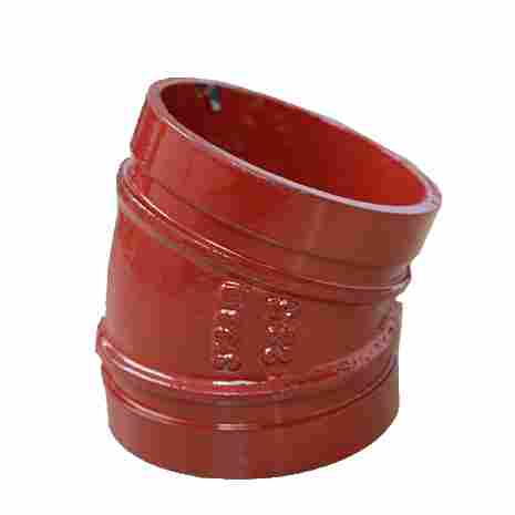 45 Elbow Grooved Ductile Iron Grooved Pipe Couplings And Fittings