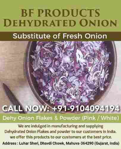 Dehydrated Pink Onion Flakes