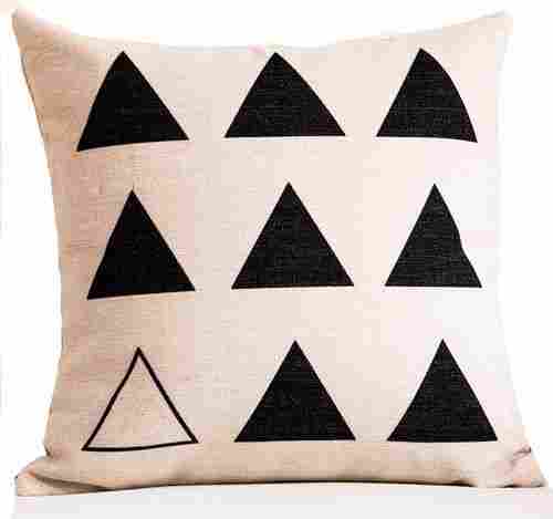 Digital Printed Geometrical Triangle Designs Cushion Covers