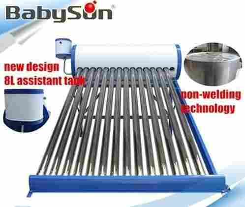 Unpressurized Solar Water Heater With 8L Assistant Tank